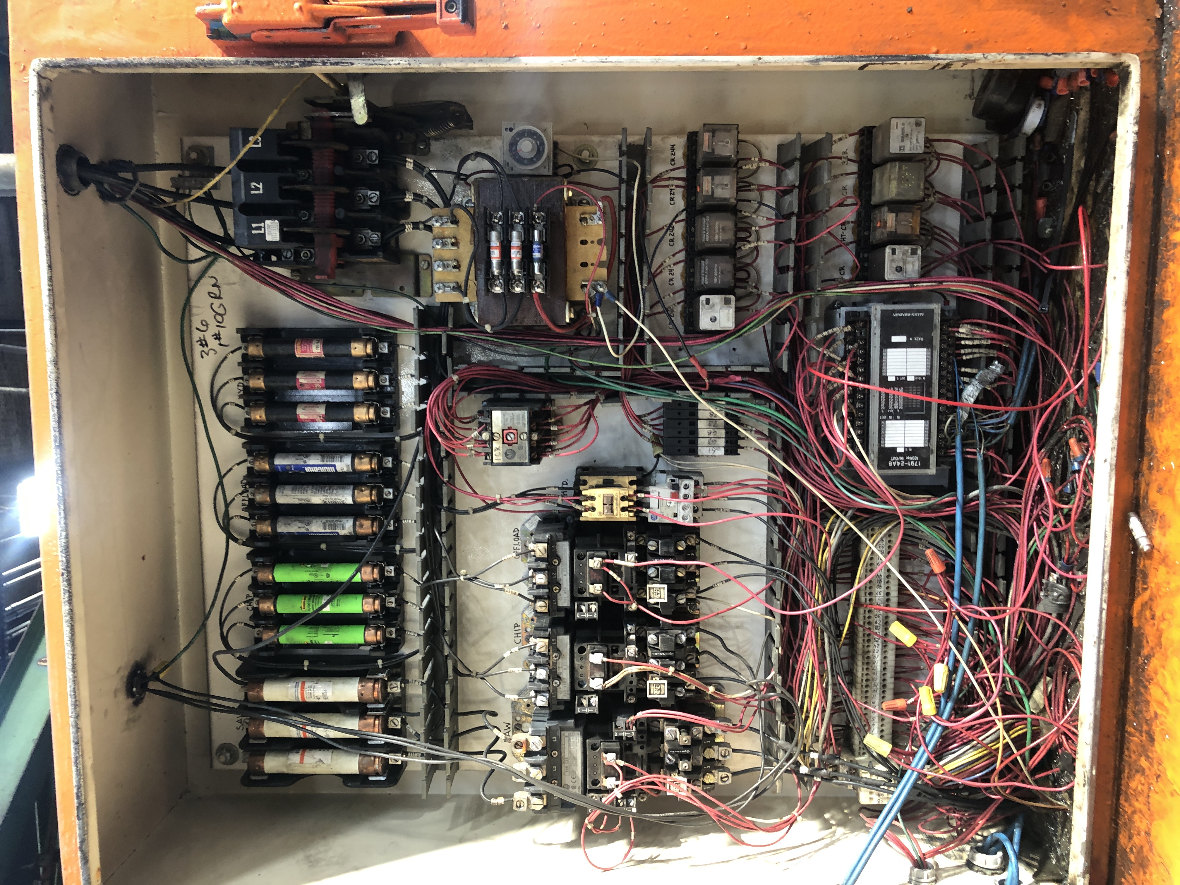 Panel before service